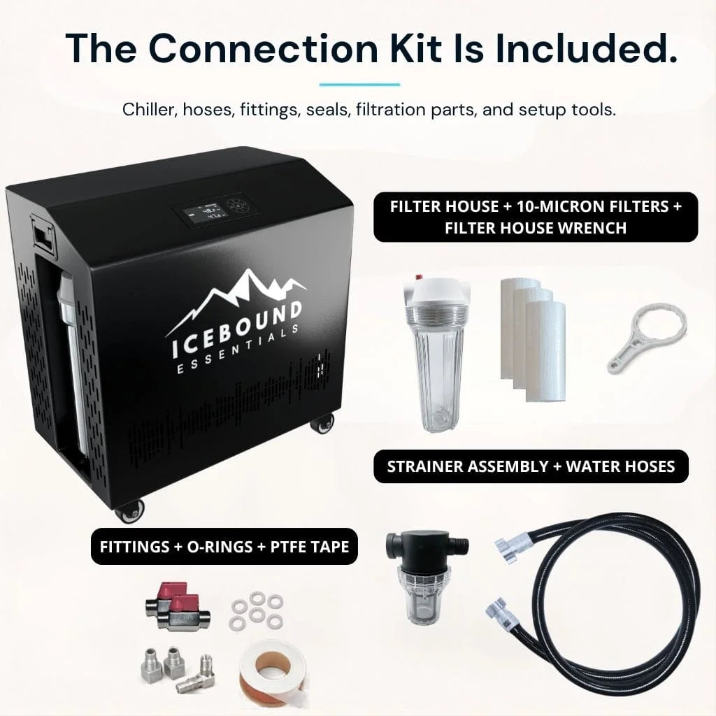 1HP Pro Cold Plunge Chiller | Ice Bath Chiller – Icebound Essentials