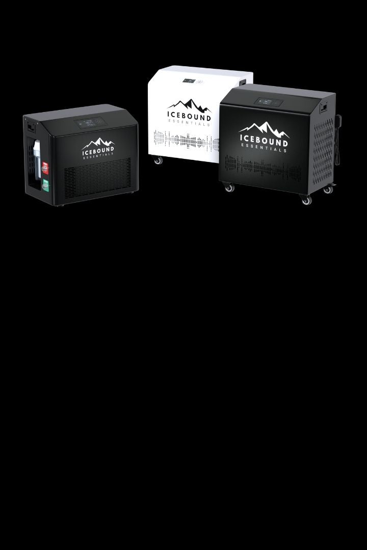 Icebound Essentials cold plunge chiller setup