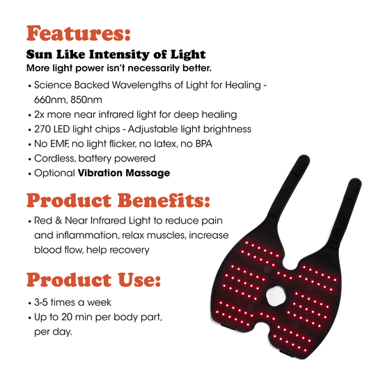 Fringe Red Light Therapy Multi Joint Wrap - Knee, Ankle, Elbow 