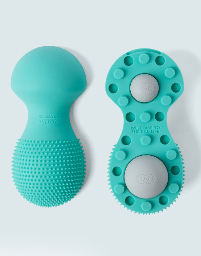 Two massage balls inside