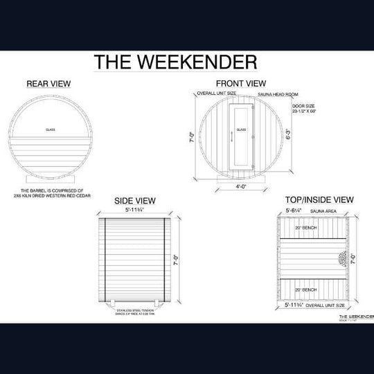 The Weekender Sauna