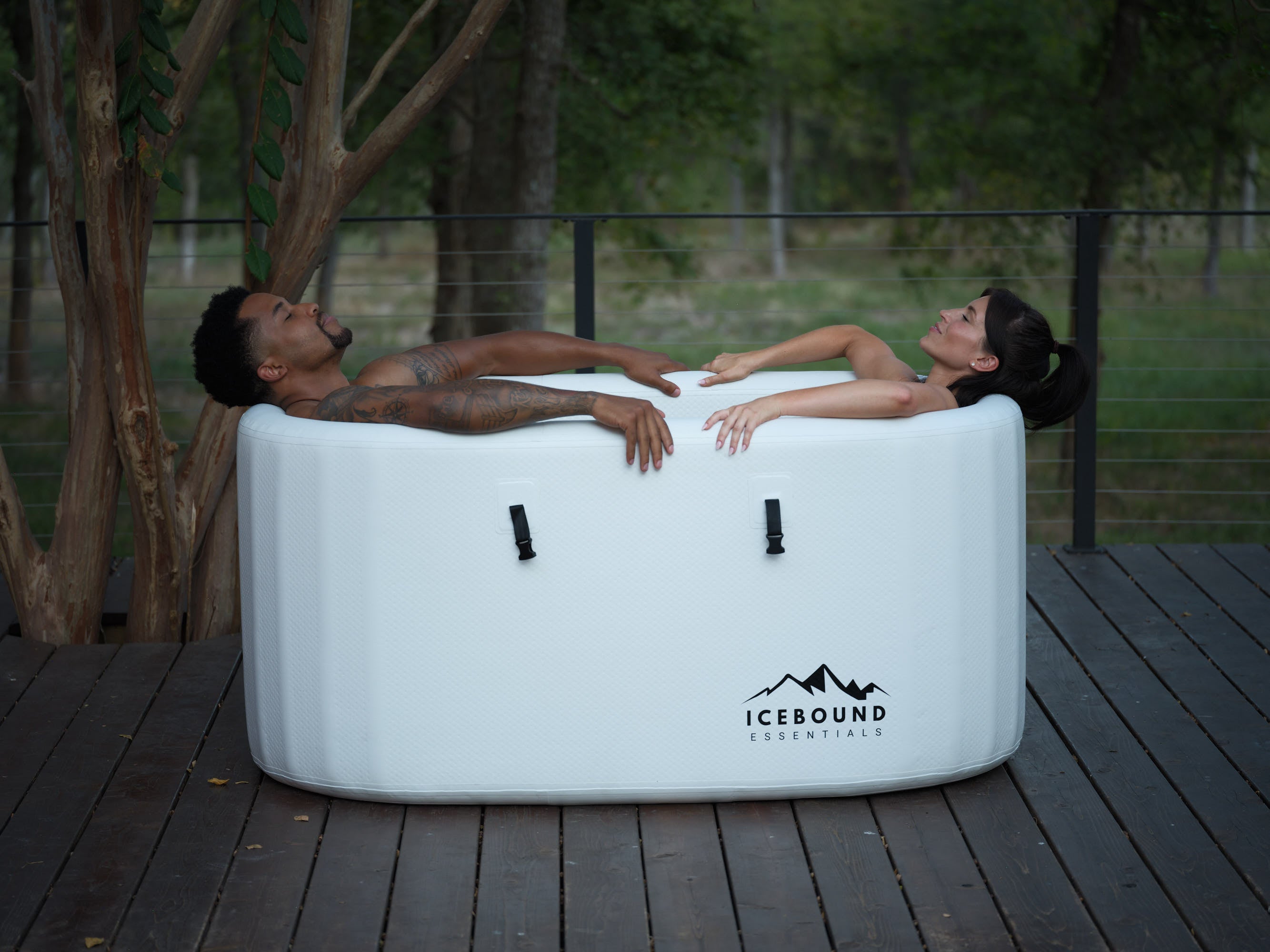 A single green leaf against a white background.